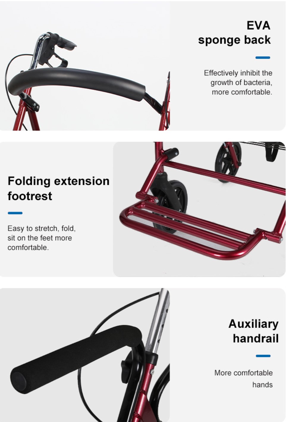 รถเข็นช่วยเดิน รุ่น CRUZ