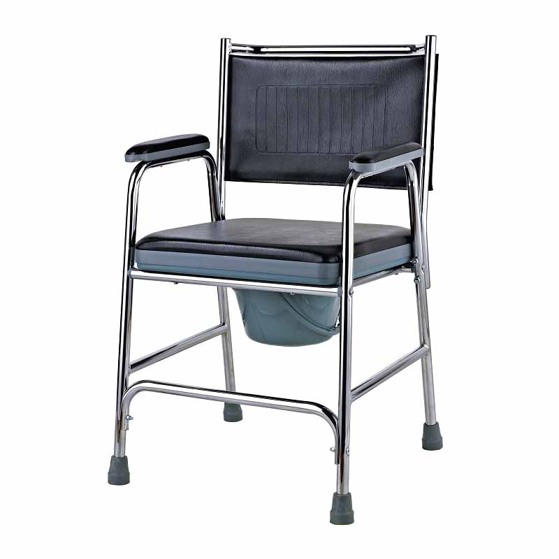 เก้าอี้นั่งถ่าย fiona medila wellness โครงเหล็กชุบ