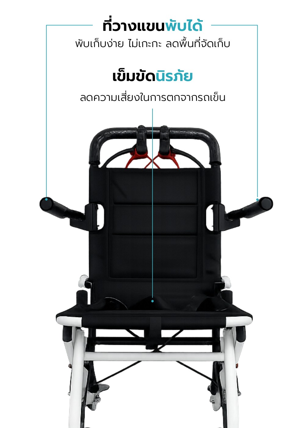 รถเข็นวีลแชร์ รุ่น MAGNOLIA