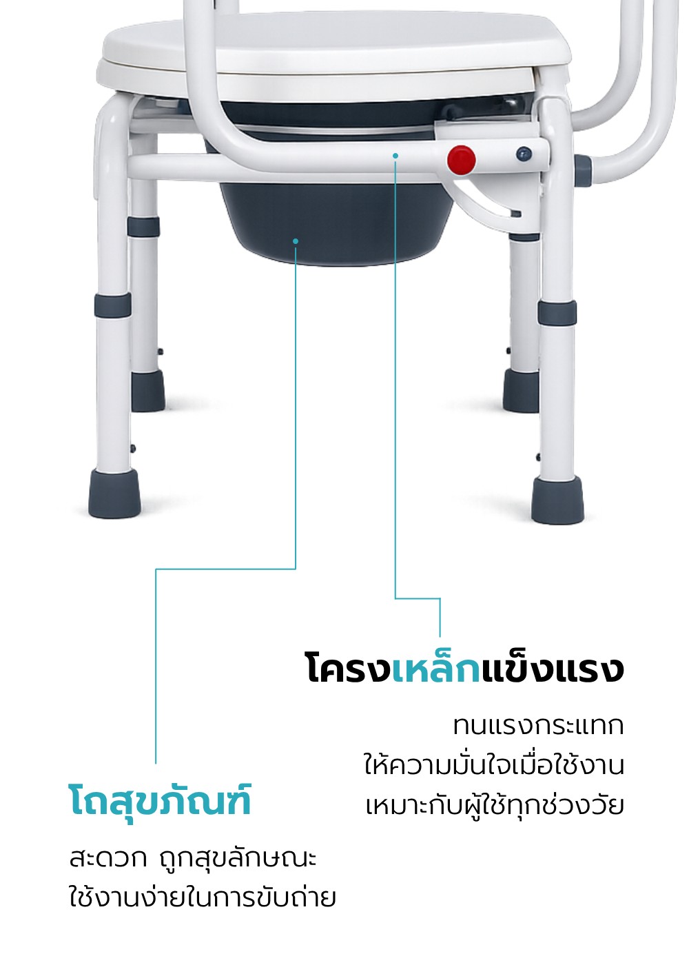 เก้าอี้นั่งถ่าย รุ่น TULIP