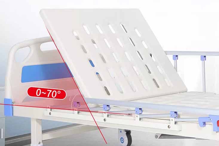 เตียงผู้ป่วยปรับระดับ weston 2 medila wellness มุมข้าง